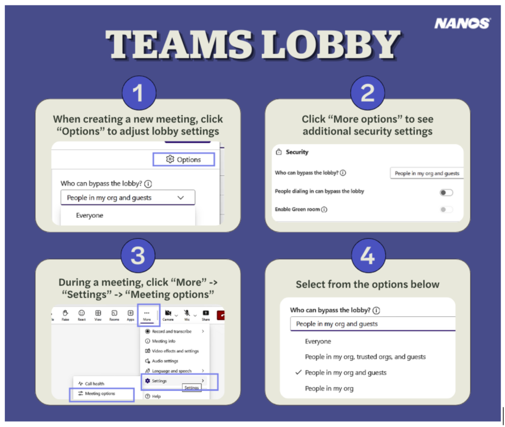 graphic of microsoft teams lobby