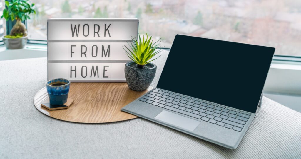 work from home laptop